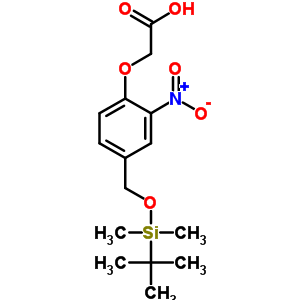 308815-83-0  2-[4-[[tert-butyl(dimethyl)silyl]oxymethyl]-2-nitro-phenoxy]acetic acid