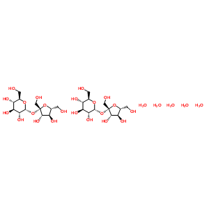 36482-23-2  alpha-D-glucopyranoside, beta-D-fructofuranosyl, hydrate (2:5)