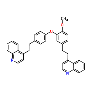 365542-46-7  4-[2-[4-[2-methoxy-5-[2-(4-quinolyl)ethyl]phenoxy]phenyl]ethyl]quinoline