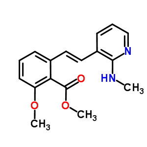 365542-52-5  methyl 2-methoxy-6-[(E)-2-[2-(methylamino)-3-pyridyl]vinyl]benzoate