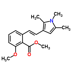 365542-55-8  methyl 2-methoxy-6-[(E)-2-(1,2,5-trimethylpyrrol-3-yl)vinyl]benzoate