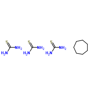 39822-97-4  thiourea, compd. with cycloheptane (3:1)