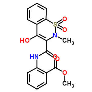 40713-46-0  methyl 2-[(4-hydroxy-2-methyl-1,1-dioxo-1$l^{6},2-benzothiazine-3-carbonyl)amino]benzoate