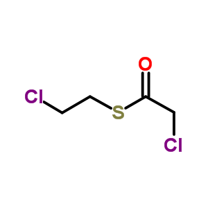 43200-73-3  ethanethioic acid, 2-chloro-, S-(2-chloroethyl) ester