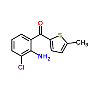 436093-32-2  (2-amino-3-chloro-phenyl)-(5-methyl-2-thienyl)methanone