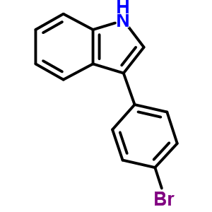 51206-82-7  3-(4-bromophenyl)-1H-indole