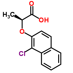 60210-89-1  propanoic acid, 2-[(1-chloro-2-naphthalenyl)oxy]-, (2S)-