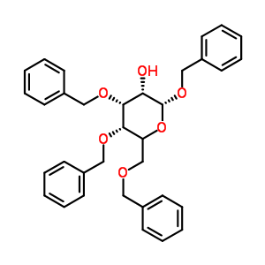 61820-04-0  (2R,3S,4R,5S)-2,4,5-tribenzyloxy-6-(benzyloxymethyl)tetrahydropyran-3-ol