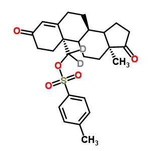71995-65-8  [dideuterio-[(8R,10S,13S)-13-methyl-3,17-dioxo-2,6,7,8,9,11,12,14,15,16-decahydro-1H-cyclopenta[a]phenanthren-10-yl]methyl] 4-methylbenzenesulfonate