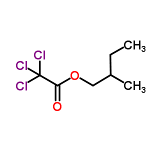 76266-29-0  acetic acid, 2,2,2-trichloro-, 2-methylbutyl ester