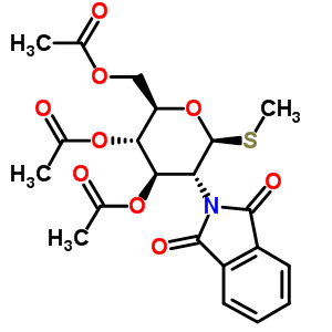 79528-48-6  [(2R,3S,4R,5R,6S)-3,4-diacetoxy-5-(1,3-dioxoisoindolin-2-yl)-6-methylsulfanyl-tetrahydropyran-2-yl]methyl acetate