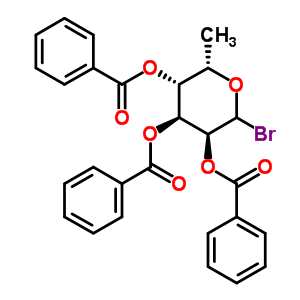 855662-12-3  [(2S,3R,4S,5S)-4,5-dibenzoyloxy-6-bromo-2-methyl-tetrahydropyran-3-yl] benzoate