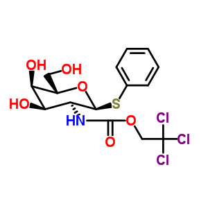 868230-98-2  2,2,2-trichloroethyl N-[(2S,3S,4R,5R,6S)-4,5-dihydroxy-6-(hydroxymethyl)-2-phenylsulfanyl-tetrahydropyran-3-yl]carbamate