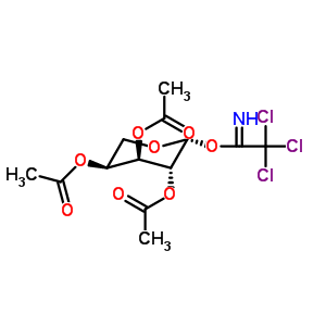 869848-87-3  [(3S,4R,5R,6R)-4,5-diacetoxy-6-(2,2,2-trichloroethanimidoyl)oxy-tetrahydropyran-3-yl] acetate