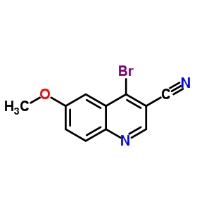 872714-52-8  4-bromo-6-methoxy-quinoline-3-carbonitrile 872714-52-8  4-bromo-6-methoxy-quinoline-3-carbonitrile