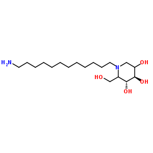 885484-41-3  (3R,4R)-1-(12-aminododecyl)-2-(hydroxymethyl)piperidine-3,4,5-triol