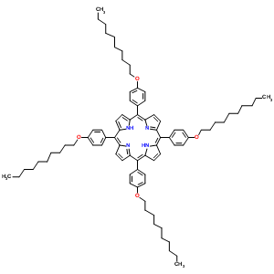 94846-70-5  21H,23H-porphine, 5,10,15,20-tetrakis[4-(decyloxy)phenyl]-