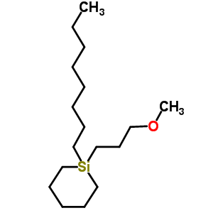 99165-34-1  silacyclohexane, 1-(3-methoxypropyl)-1-octyl-