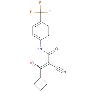 183945-56-4  2-Propenamide,2-cyano-3-cyclobutyl-3-hydroxy-N-[4-(trifluoromethyl)phenyl]-