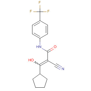 183945-57-5  2-Propenamide,2-cyano-3-cyclopentyl-3-hydroxy-N-[4-(trifluoromethyl)phenyl]-
