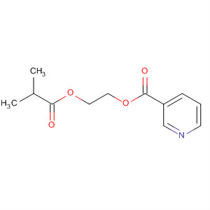 184880-38-4  3-Pyridinecarboxylic acid, 2-(2-methyl-1-oxopropoxy)ethyl ester