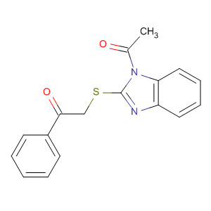 18606-28-5  1H-Benzimidazole, 1-acetyl-2-[(2-oxo-2-phenylethyl)thio]-