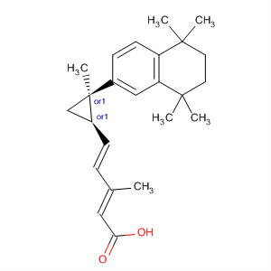 186134-48-5  2,4-Pentadienoic acid,3-methyl-5-[(1R,2R)-2-methyl-2-(5,6,7,8-tetrahydro-5,5,8,8-tetramethyl-2-naphthalenyl)cyclopropyl]-, (2E,4E)-rel-