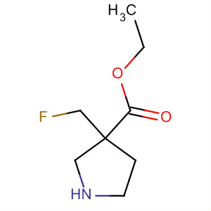 186202-00-6  3-Pyrrolidinecarboxylic acid, 3-(fluoromethyl)-, ethyl ester