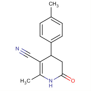 186249-42-3  3-Pyridinecarbonitrile,1,4,5,6-tetrahydro-2-methyl-4-(4-methylphenyl)-6-oxo-