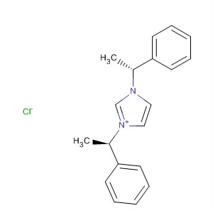 186354-46-1  1H-Imidazolium, 1,3-bis[(1R)-1-phenylethyl]-, chloride