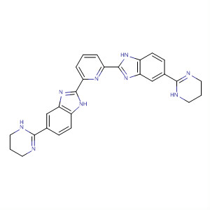 186395-30-2  1H-Benzimidazole,2,2'-(2,6-pyridinediyl)bis[5-(1,4,5,6-tetrahydro-2-pyrimidinyl)-