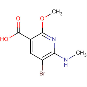 187480-17-7  3-Pyridinecarboxylic acid, 5-bromo-2-methoxy-6-(methylamino)-