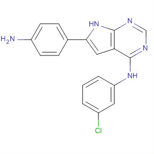 187723-38-2  1H-Pyrrolo[2,3-d]pyrimidin-4-amine,6-(4-aminophenyl)-N-(3-chlorophenyl)-