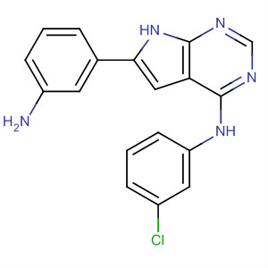 187723-97-3  1H-Pyrrolo[2,3-d]pyrimidin-4-amine,6-(3-aminophenyl)-N-(3-chlorophenyl)-