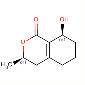 188740-48-9  1H-2-Benzopyran-1-one, 3,4,5,6,7,8-hexahydro-8-hydroxy-3-methyl-,(3R,8S)-rel-