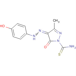 188831-46-1  1H-Pyrazole-1-carbothioamide,4,5-dihydro-4-[(4-hydroxyphenyl)hydrazono]-3-methyl-5-oxo-