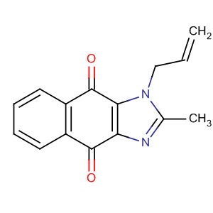 18969-22-7  1H-Naphth[2,3-d]imidazole-4,9-dione, 2-methyl-1-(2-propenyl)-