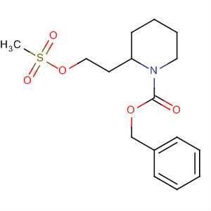 190846-24-3  1-Piperidinecarboxylic acid, 2-[2-[(methylsulfonyl)oxy]ethyl]-,phenylmethyl ester