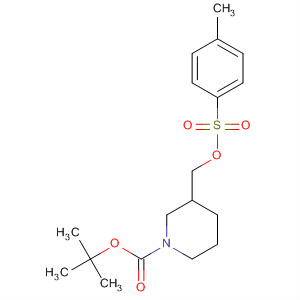 191092-05-4  1-Piperidinecarboxylic acid, 3-[[[(4-methylphenyl)sulfonyl]oxy]methyl]-,1,1-dimethylethyl ester