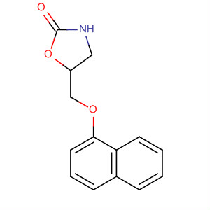 19111-16-1  2-Oxazolidinone, 5-[(1-naphthalenyloxy)methyl]-