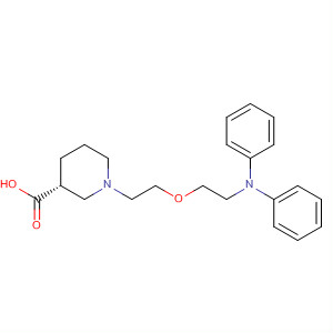 192639-76-2  3-Piperidinecarboxylic acid, 1-[2-[2-(diphenylamino)ethoxy]ethyl]-, (3R)-