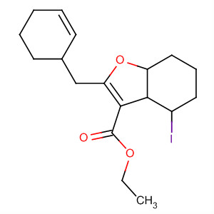 193742-22-2  3-Benzofurancarboxylic acid,2-(2-cyclohexen-1-ylmethyl)-3a,4,5,6,7,7a-hexahydro-7-iodo-, ethylester