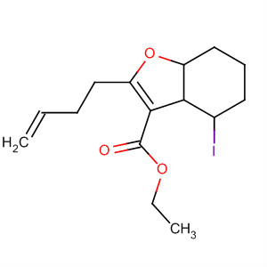 193742-23-3  3-Benzofurancarboxylic acid,2-(3-butenyl)-3a,4,5,6,7,7a-hexahydro-7-iodo-, ethyl ester