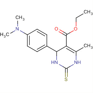 19492-61-6  5-Pyrimidinecarboxylic acid,4-[4-(dimethylamino)phenyl]-1,2,3,4-tetrahydro-6-methyl-2-thioxo-, ethylester