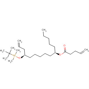 195449-39-9  4-Pentenoic acid,(1R,7R)-7-[[(1,1-dimethylethyl)dimethylsilyl]oxy]-1-pentyl-9-decenylester