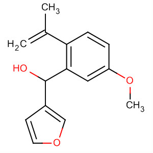 197172-28-4  3-Furanmethanol, a-[5-methoxy-2-(1-methylethenyl)phenyl]-