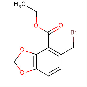 197293-71-3  1,3-Benzodioxole-4-carboxylic acid, 5-(bromomethyl)-, ethyl ester