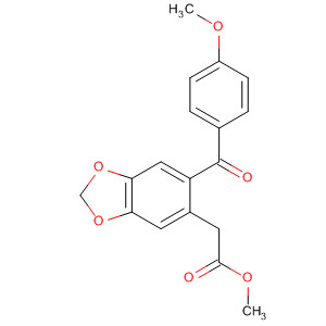 197369-11-2  1,3-Benzodioxole-5-acetic acid, 6-(4-methoxybenzoyl)-, methyl ester