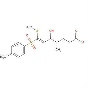 197391-38-1  1-Penten-3-ol, 4-methyl-1-[(4-methylphenyl)sulfonyl]-1-(methylthio)-,acetate, (1E,3R)-
