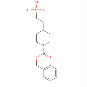 198959-43-2  1-Piperidinecarboxylic acid, 4-(2-sulfoethyl)-, 1-(phenylmethyl) ester